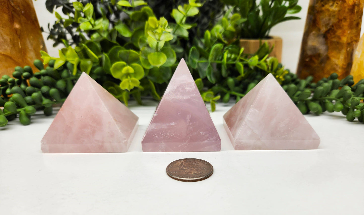 Rose Quartz Pyramid