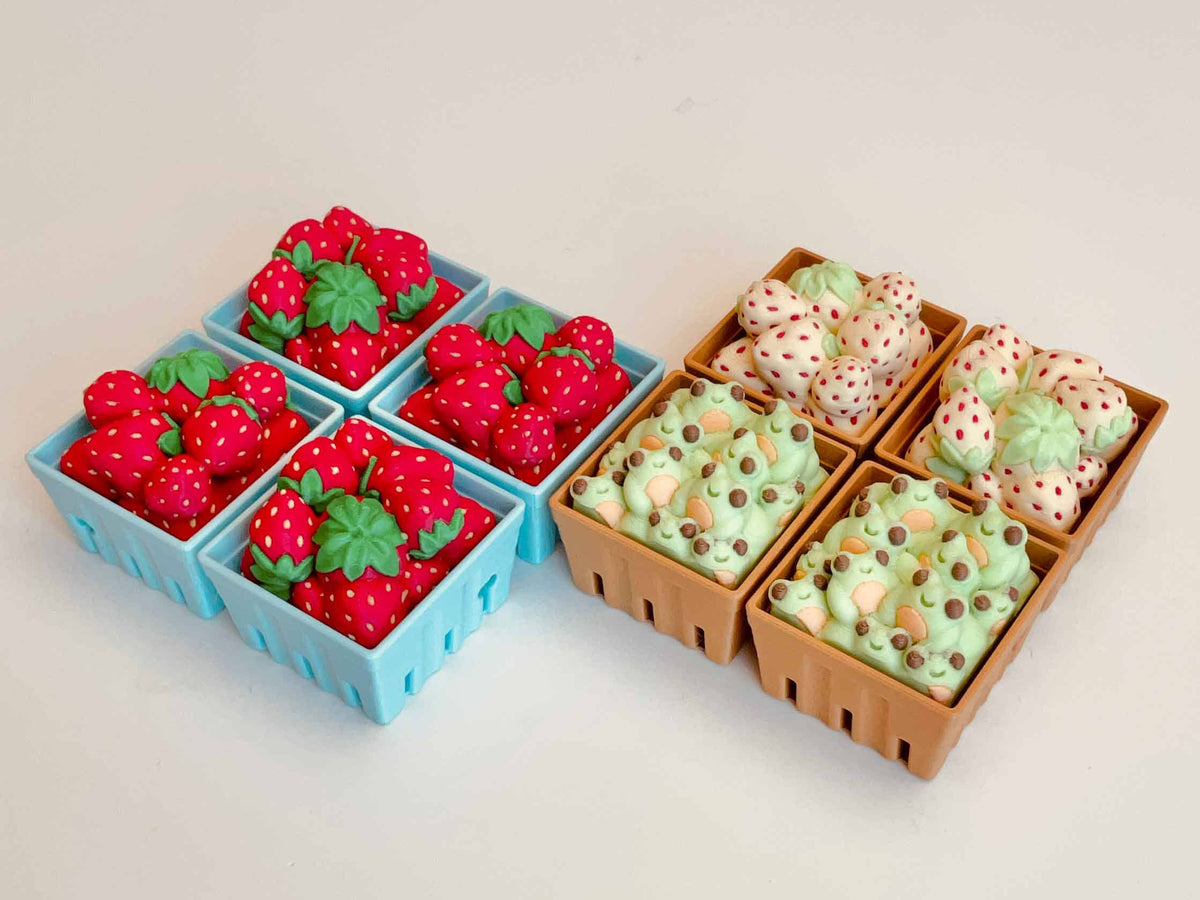 Basket of Strawberries / Red