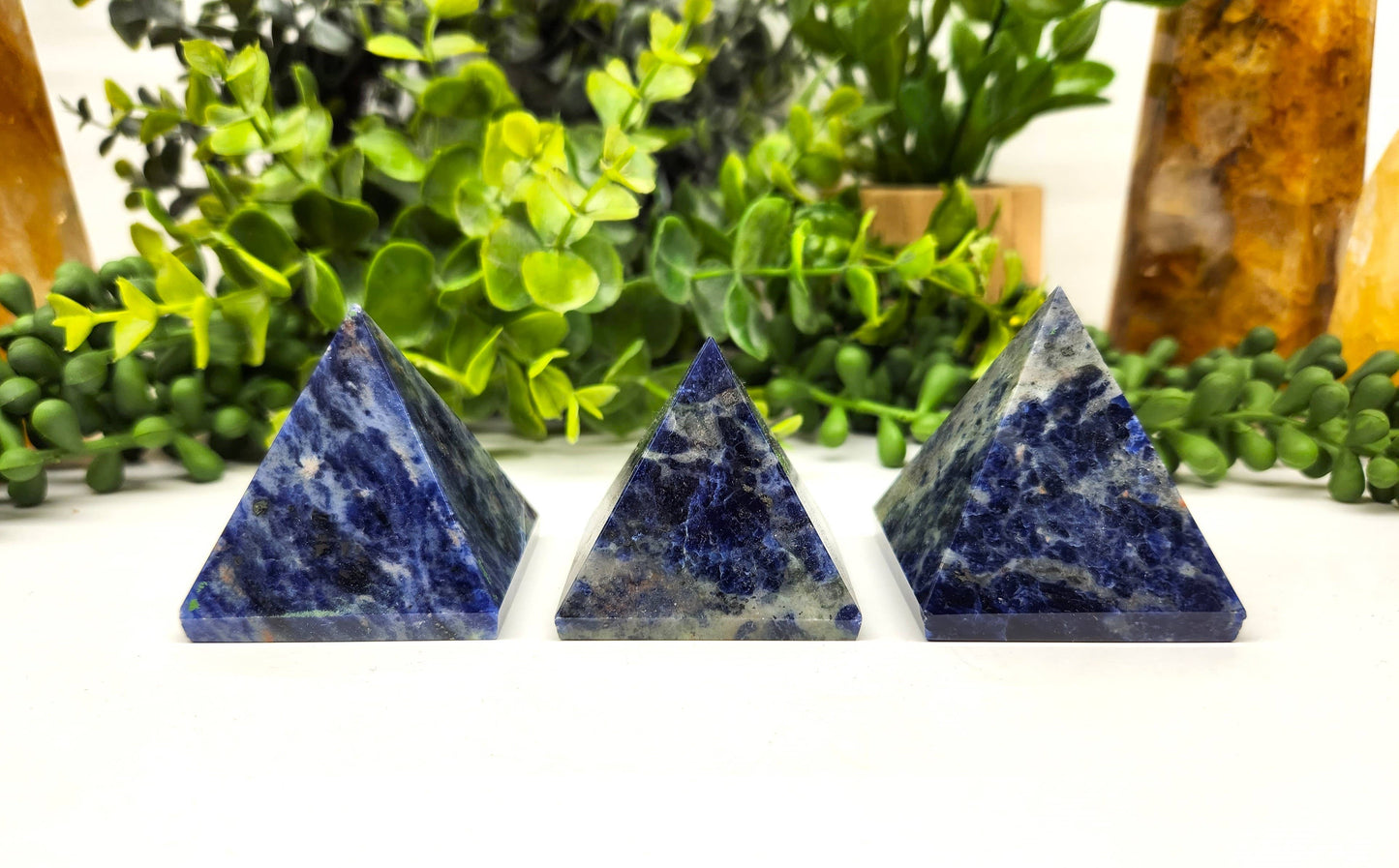 Sodalite Pyramid