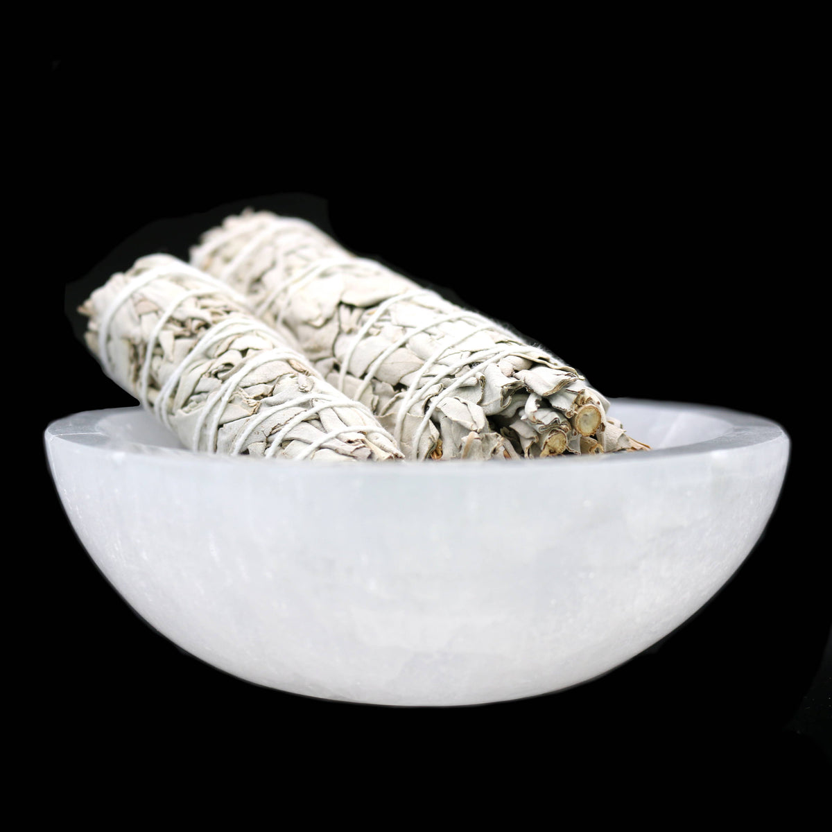 Selenite Smudge Bowl - Round (6 in.)