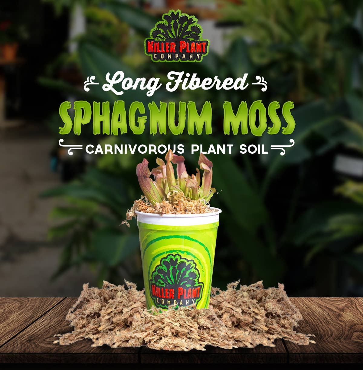 Carnivorous Sphagnum Moss Soil Mix