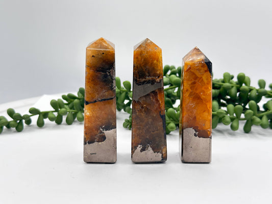Golden Healer w/Pyrite 4-Sided Obelisk Tower