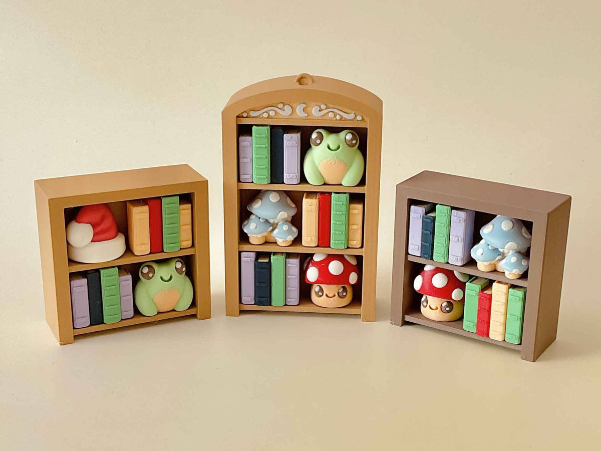 3-shelf Book Nook / Keychain
