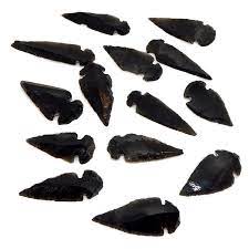 Black Obsidian Arrowhead