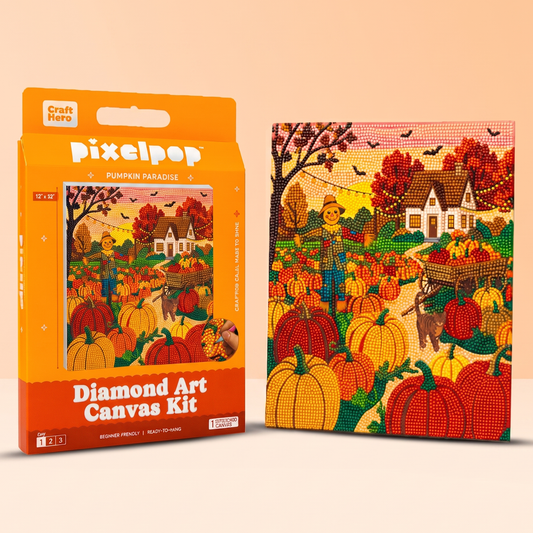 Fall Diamond Art - Pumpkin Patch