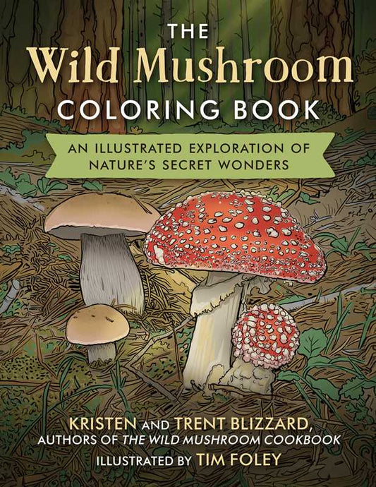 Wild Mushroom Coloring Book