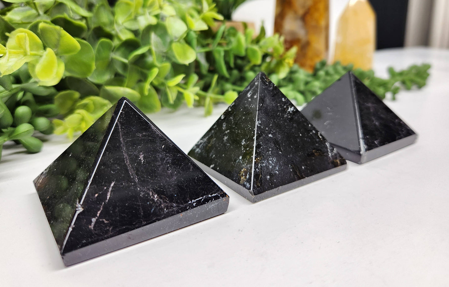 Black Tourmaline Pyramid