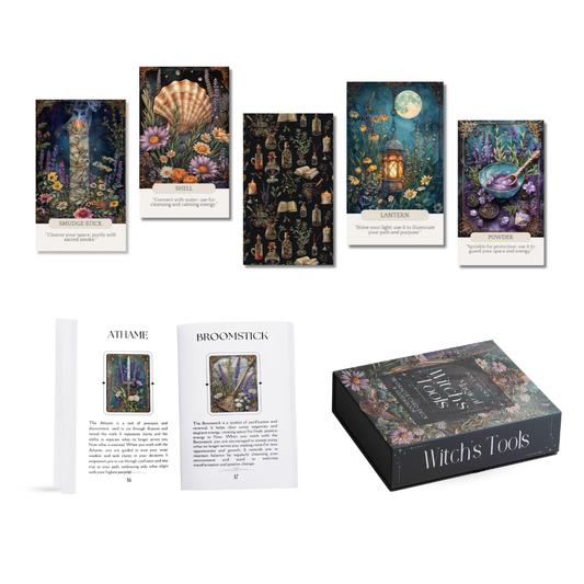 Magical Witch's Tools Oracle Card Deck