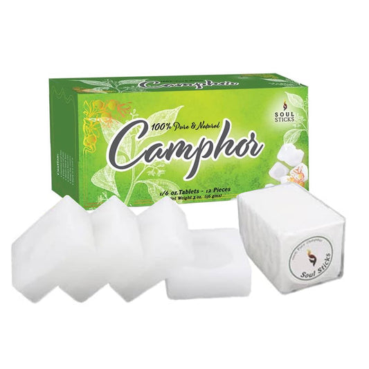 100% Pure & Natural Camphor Box (56 g.)