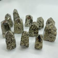 Druzy Pyrite Tower