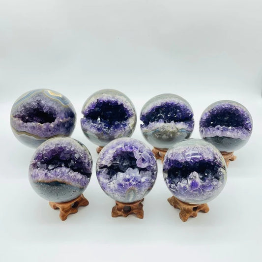 Amethyst Geode Sphere