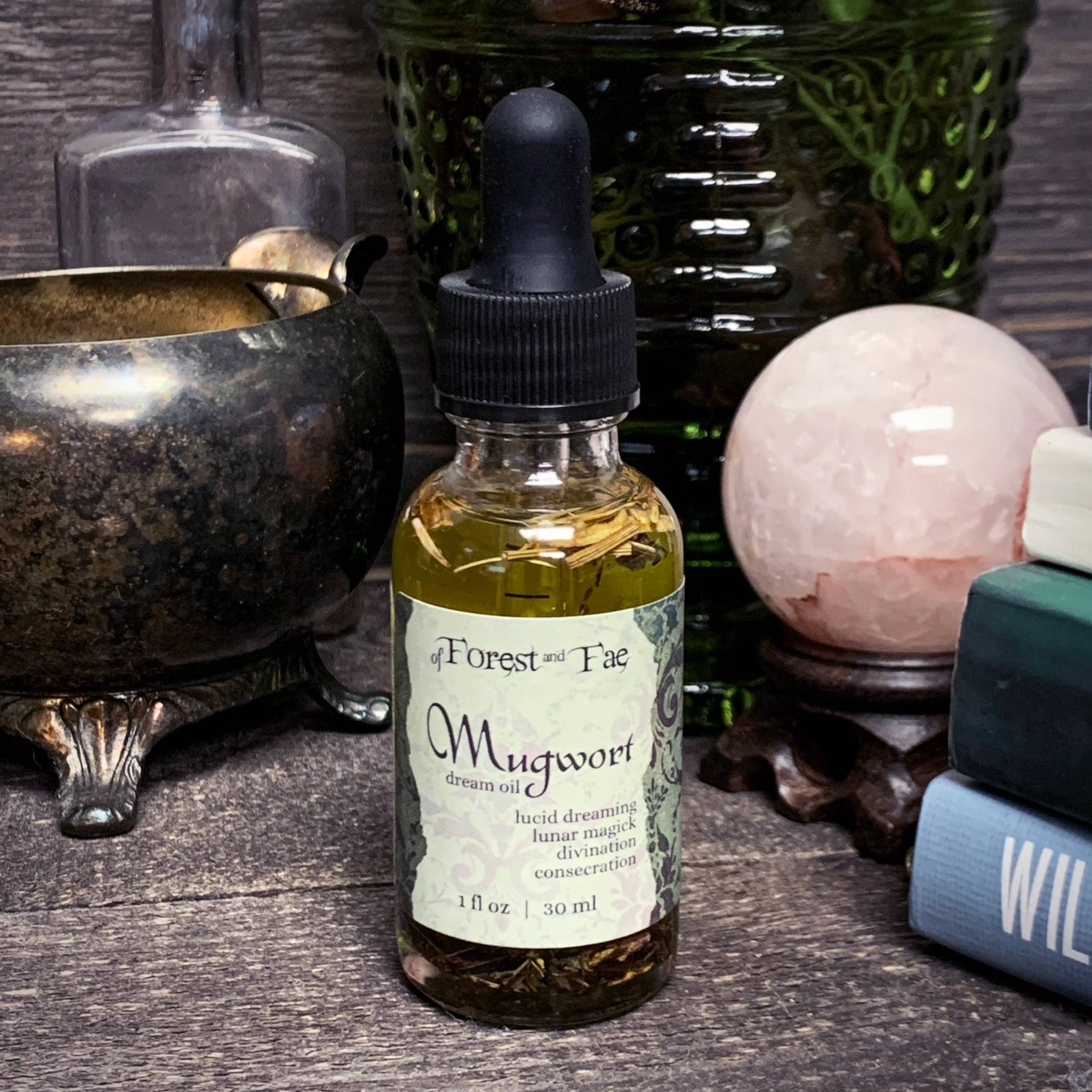 Mugwort Oil • Herb infused for lucid dreaming & journey work