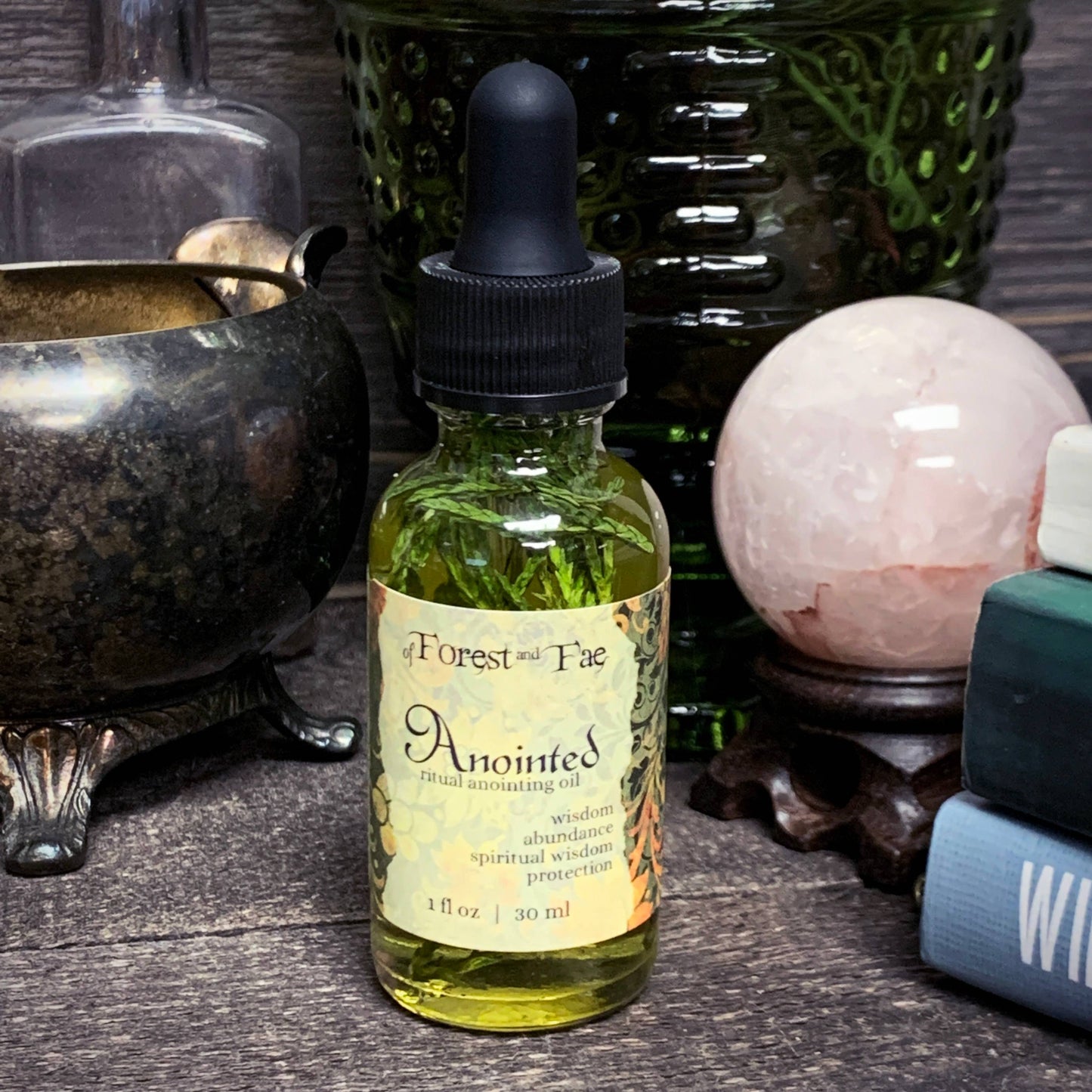 Ritual Anointing Oil • Altar Oil for Wisdom & Strength